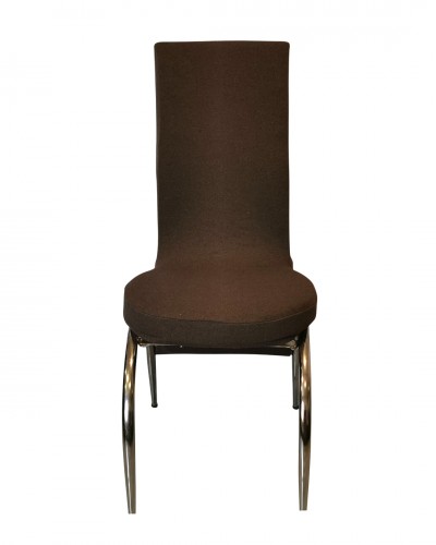 Fransız Kumaş Kelebek Model Kahverengi Sandalye ...